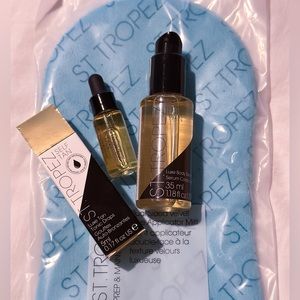 St Tropez Luxe Body Serum Drops Mitt Bundle